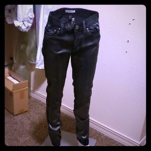 DOLLHOUSE  SKINNY SHINY JEANS SZ 13